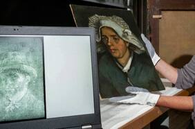 Descubren un autorretrato inédito de Van Gogh en el reverso de una pintura