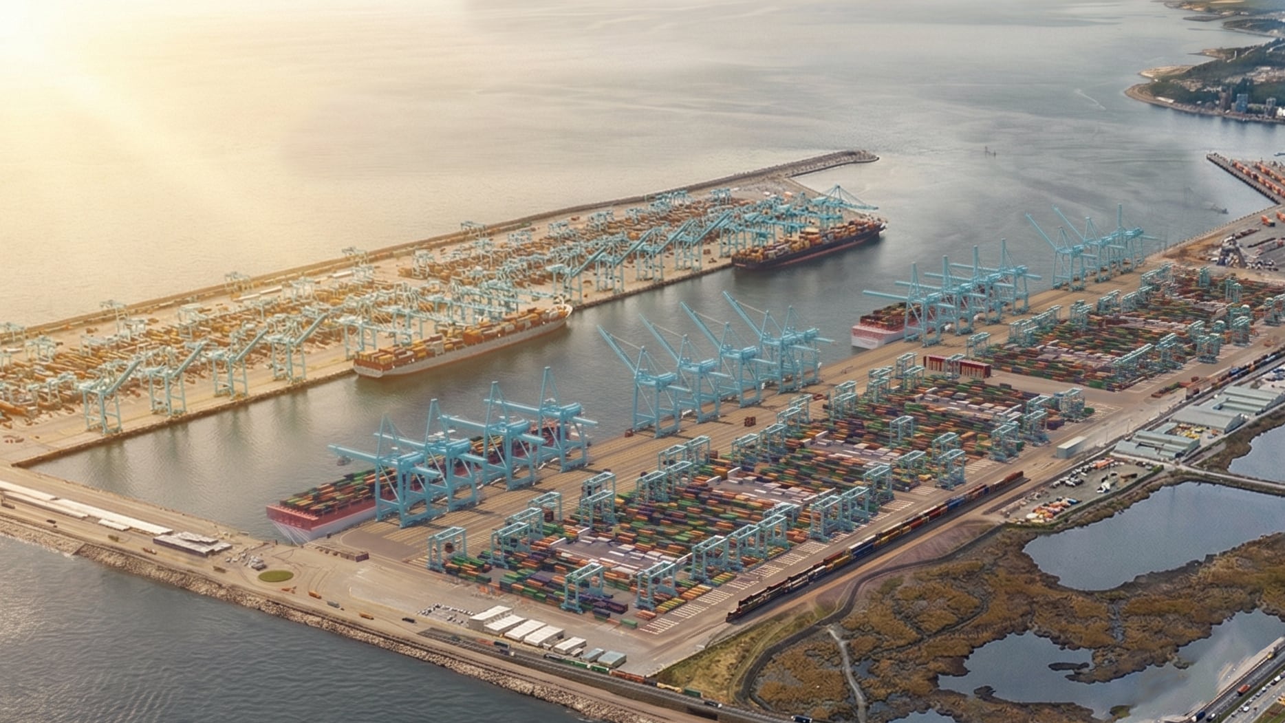 CAF y Empresa Portuaria San Antonio firman crédito para iniciar las primeras obras del megaproyecto Puerto Exterior