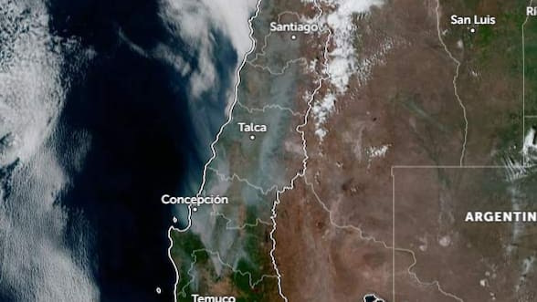 Humo en Santiago
