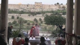 Policía israelí impidió celebración de Domingo de Ramos en la Iglesia del Santo Sepulcro