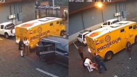 Camión de Prosegur atropella a dos mujeres mientras retrocedía: una víctima está en riesgo vital