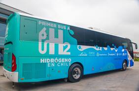 Llega a Chile el primer bus a hidrógeno