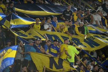 El amenazante cántico de la barra de Boca Juniors antes de venir al duelo ante la UC en el Claro Arena