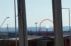 El extraño registro captado en Arica: “Parece que cayó algo al mar”