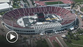 Así quedó la cancha del Estadio Nacional tras los conciertos de BTS