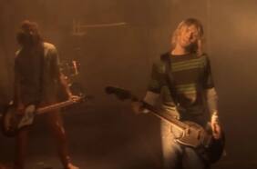La guitarra usada por Kurt Cobain en el video de Smells like teen spirit sale a subasta