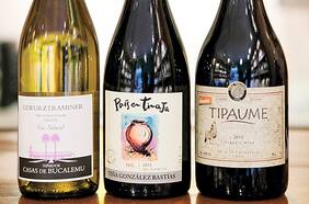 Vinos: tres opciones naturales