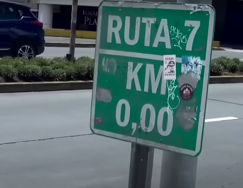 Kilómetro 0 carretera austral Claudio Iturra