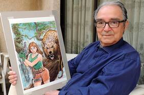 Tras 45 años, el dibujante chileno Lincoln Fuentes realizó una portada retro para El Gran Guarén: Amazonas #3