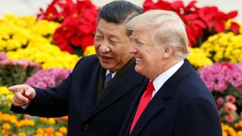 Xi Jinping and Donald Trump