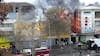 Incendio afecta locales comerciales del centro de Santiago
