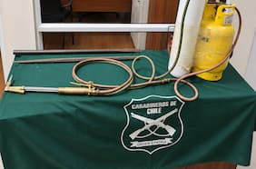 Carabineros detiene a cuatro sujetos que hicieron forado para robar en local de envíos de dinero en Melipilla