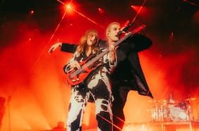 Måneskin, un guiño a Mon Laferte y rock excitante en su regreso a Chile