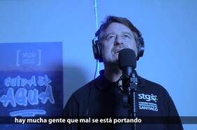 “Sea como residente, directo y consciente”: el rap con que el gobernador Claudio Orrego llama a hacer un uso eficiente del agua para evitar el racionamiento por la sequía