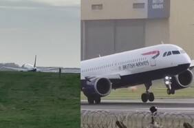 Tormenta Isha complica decenas de aterrizajes en Reino Unido