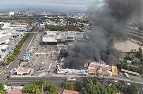 Los impactantes registros del incendio que causó el desplome de un casino en México