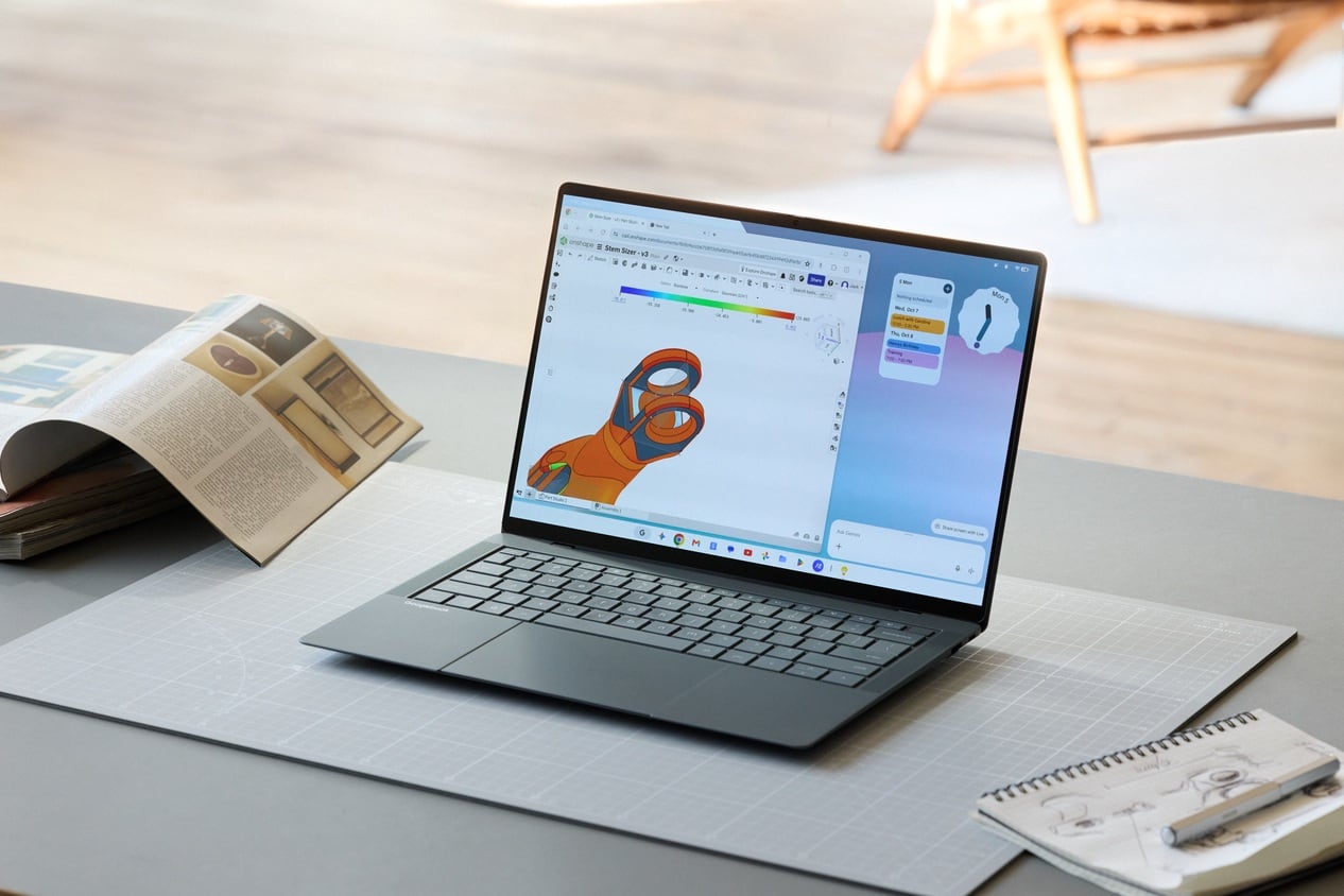 ASUS presenta un notebook de menos de un kilo con Gemini integrado