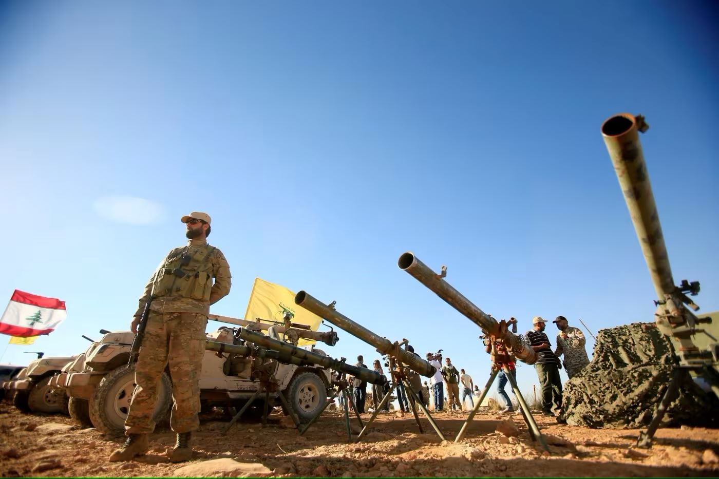 Israel ataca posiciones atribuidas a Hezbolá en el sur de Líbano tras explosión que dejó dos militares heridos. En la imagen, fuerzas militares libanesas.