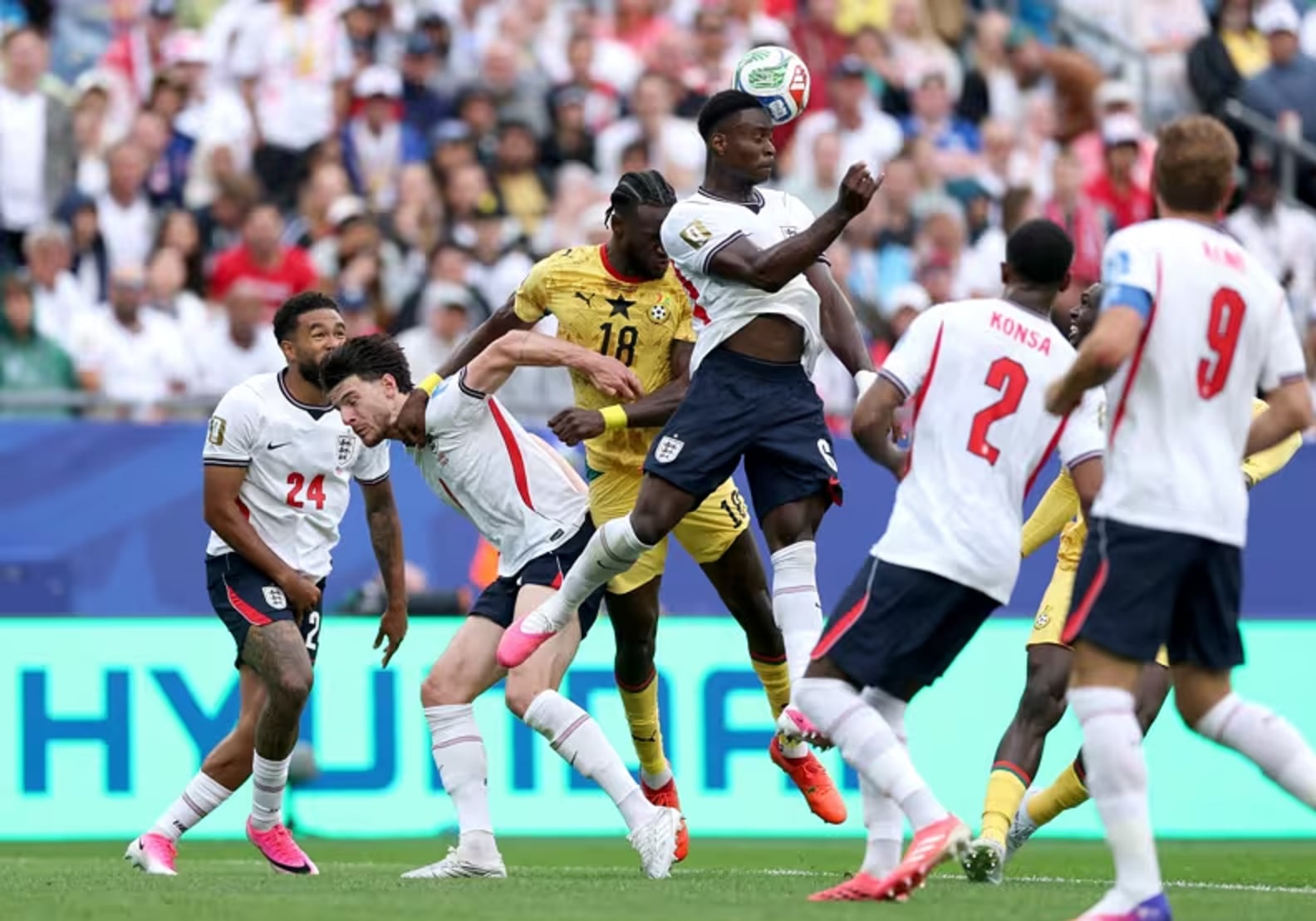 Inglaterra se enreda: choca ante el muro defensivo de Ghana y se queda con un pálido empate en el Mundial