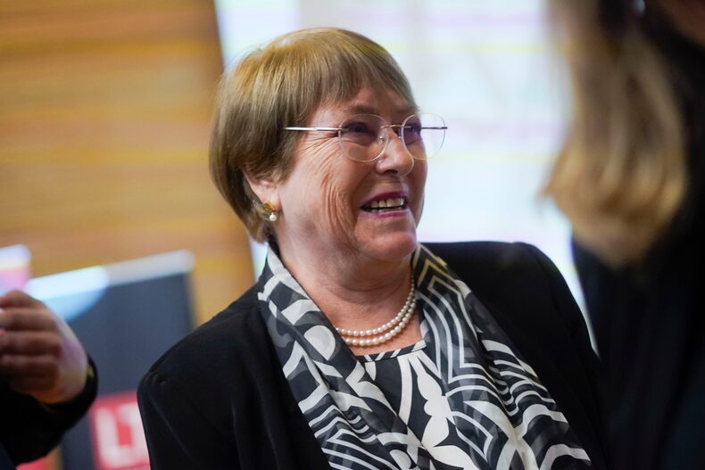 Expresidenta Michelle Bachelet.