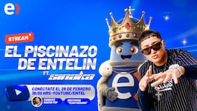Conéctate al stream del piscinazo de Entelin + Sinaka en vivo en el canal de Youtube de Entel