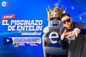 Conéctate al stream del piscinazo de Entelin + Sinaka en vivo en el canal de Youtube de Entel