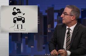 John Oliver provocó a Disney presentando a un Mickey Mouse casi de dominio público