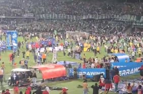 Escándalo en la Copa Colombia: hinchadas protagonizan feroz batalla campal tras triunfo de Atlético Nacional sobre DIM