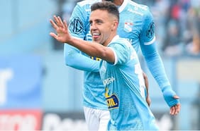 Diego Buonanotte festeja en Perú: es titular y convierte su primer gol con Sporting Cristal