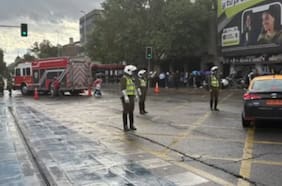 Mujer fallece atropellada por bus RED en plena Alameda en Santiago Centro