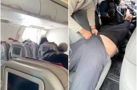 Dramáticos minutos en pleno vuelo: abrió la puerta de un avión, dejó 12 heridos y ahora arriesga 10 años de cárcel