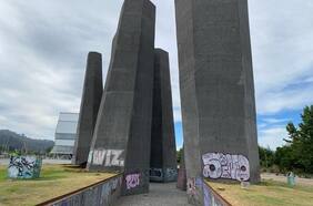 El abandonado memorial del terremoto del 27F en Concepción cumple nueve años esperando ser restaurado