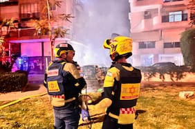 Reportan dos heridos tras ataque con misiles de Irán contra el centro de Israel