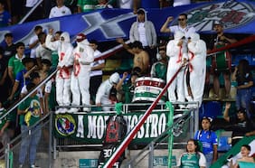 Con fantasmas de la B y cantando Américo: las burlas de Audax Italiano a Unión Española por su descenso