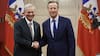 Presidente Kast se reúne con el ex primer ministro británico David Cameron en La Moneda