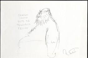 Los dibujos que retratan el mundo erótico de Federico Fellini