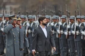 Presidente Boric encabeza ceremonia de juramento a la bandera