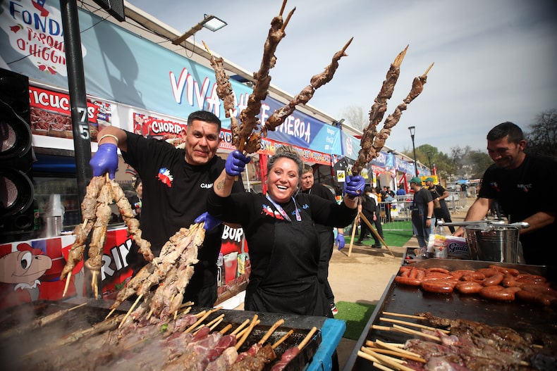 Apertura de las Fondas del Parque OHiggins 17/9/2024.