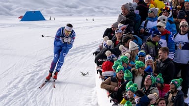Sebastián Endrestad completa su participación en el sprint de esquí de fondo en los Juegos Olímpicos de Invierno