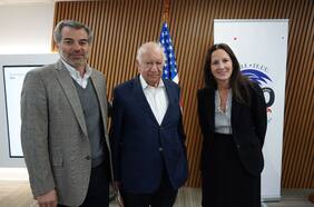 Ricardo Lagos aborda importancia del TLC entre Chile y EEUU en conversatorio AmCham