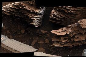 Aquí hubo agua: Curiosity cumple 10 años en Marte publicando impresionantes imágenes