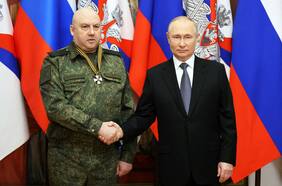 Detienen a Serguéi Surovikin, general ruso acusado de colaborar en rebelión del Grupo Wagner