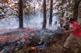 El sur de Argentina sigue en alerta por incendios forestales que han obligado a evacuar a más de 200 personas
