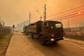 Decretan toque de queda para las comunas de Penco, Nacimiento y Laja por incendios forestales