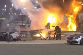 Grosjean cuenta detalles inéditos de su batalla de 28 segundos por escapar de las llamas