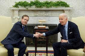 Biden recibe a Herzog con vista puesta en un alto el fuego en Gaza antes de la asunción de Trump