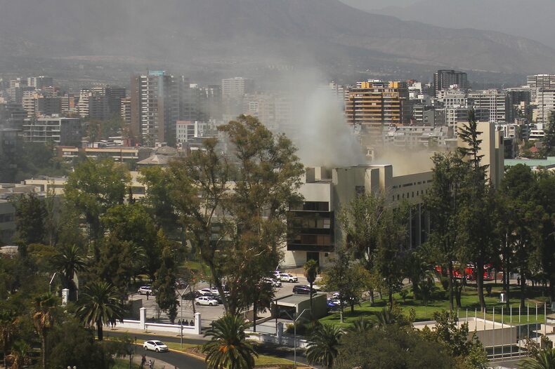 Incendio en Escuela de Carabineros 5/3/2025