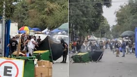 Municipalidad de Santiago reporta que sujetos derribaron reja perimetral en barrio Meiggs