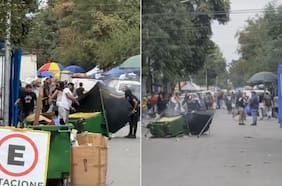 Sujetos derriban parte de reja perimetral en barrio Meiggs: hay un detenido