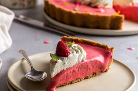 Cómo hacer pie helado de frutilla